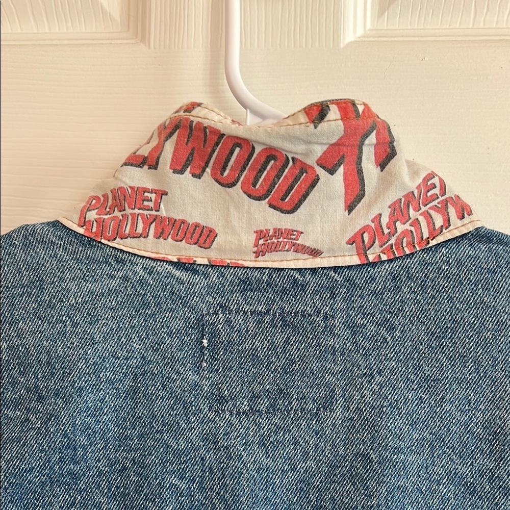 Vintage 90’s Planet Hollywood Denim Jacket - Picture 10 of 11